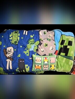 Jay Franco Minecraft Twin 5-Piece Bedding Bundle